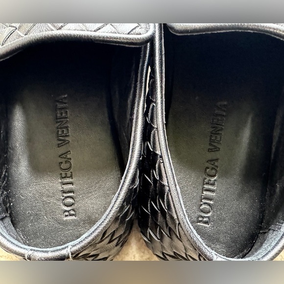 Bottega Veneta Sunday Slipper Intrecciato Leather Women Black 37.5 / 7.5 Woven - Picture 9 of 9